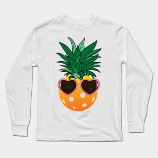 Pickleball pineapple Long Sleeve T-Shirt